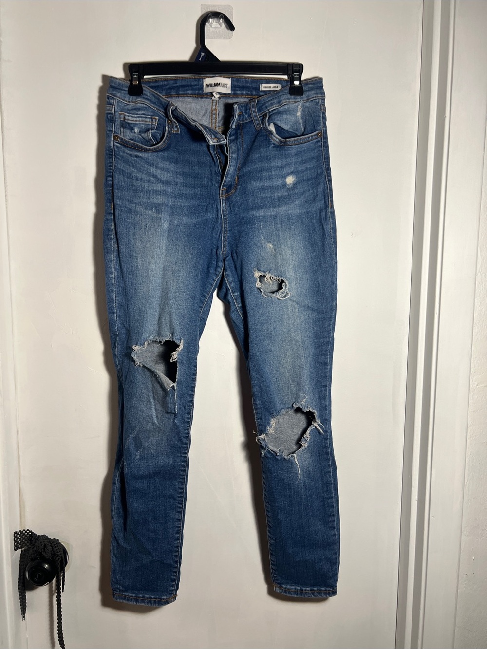 William Rast Highrise Ankle Distressed Jean